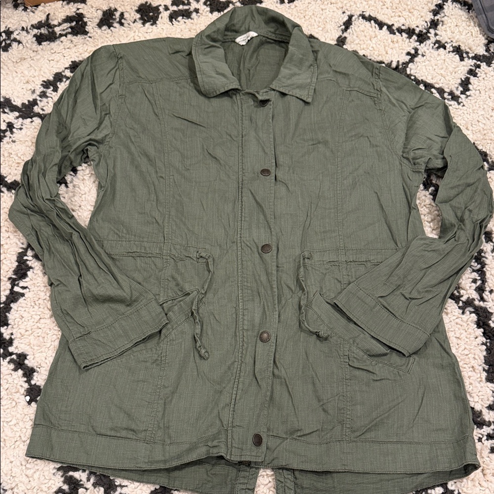 Abercrombie & Fitch Olive Utility Jacket